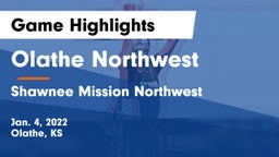 Olathe Northwest  vs Shawnee Mission Northwest  Game Highlights - Jan. 4, 2022