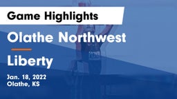 Olathe Northwest  vs Liberty  Game Highlights - Jan. 18, 2022