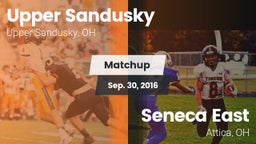 Matchup: Upper Sandusky vs. Seneca East  2016