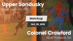 Matchup: Upper Sandusky vs. Colonel Crawford  2016