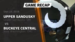 Recap: Upper Sandusky  vs. Buckeye Central  2016
