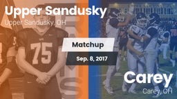 Matchup: Upper Sandusky vs. Carey  2017