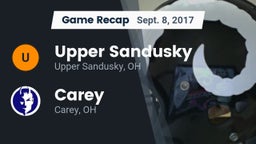 Recap: Upper Sandusky  vs. Carey  2017