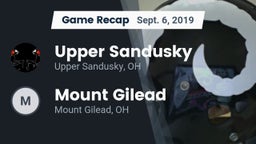 Recap: Upper Sandusky  vs. Mount Gilead  2019
