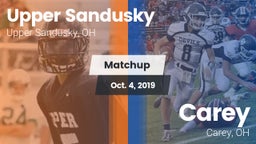 Matchup: Upper Sandusky vs. Carey  2019