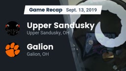 Recap: Upper Sandusky  vs. Galion  2019