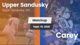 Matchup: Upper Sandusky vs. Carey  2020