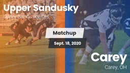 Matchup: Upper Sandusky vs. Carey  2020