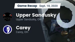 Recap: Upper Sandusky  vs. Carey  2020