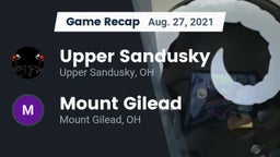 Recap: Upper Sandusky  vs. Mount Gilead  2021