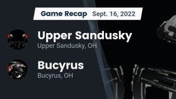 Recap: Upper Sandusky  vs. Bucyrus  2022