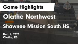 Olathe Northwest  vs Shawnee Mission South HS Game Highlights - Dec. 4, 2020