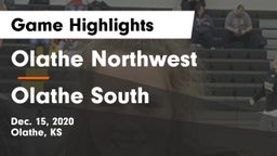 Olathe Northwest  vs Olathe South  Game Highlights - Dec. 15, 2020