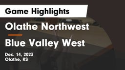 Olathe Northwest  vs Blue Valley West  Game Highlights - Dec. 14, 2023