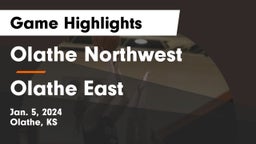 Olathe Northwest  vs Olathe East  Game Highlights - Jan. 5, 2024