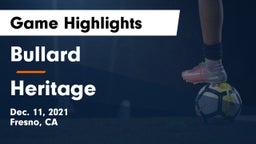 Bullard  vs Heritage Game Highlights - Dec. 11, 2021