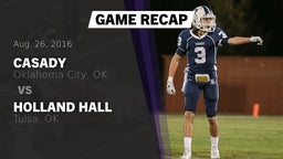 Recap: Casady  vs. Holland Hall  2016