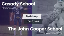 Matchup: Casady  vs. The John Cooper School 2016