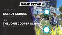 Recap: Casady School vs. The John Cooper School 2016