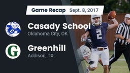 Recap: Casady School vs. Greenhill  2017