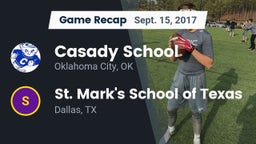 Recap: Casady School vs. St. Mark's School of Texas 2017
