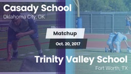 Matchup: Casady  vs. Trinity Valley School 2017