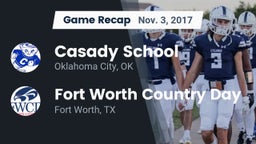 Recap: Casady School vs. Fort Worth Country Day  2017