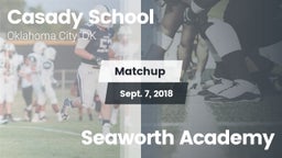 Matchup: Casady  vs. Seaworth Academy 2018