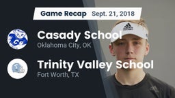 Recap: Casady School vs. Trinity Valley School 2018