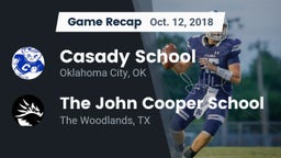 Recap: Casady School vs. The John Cooper School 2018