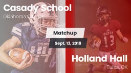 Matchup: Casady  vs. Holland Hall  2019