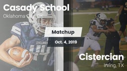 Matchup: Casady  vs. Cistercian  2019