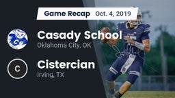 Recap: Casady School vs. Cistercian  2019