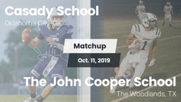 Matchup: Casady  vs. The John Cooper School 2019