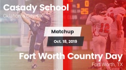 Matchup: Casady  vs. Fort Worth Country Day  2019