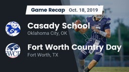 Recap: Casady School vs. Fort Worth Country Day  2019