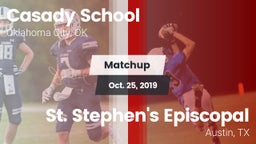 Matchup: Casady  vs. St. Stephen's Episcopal  2019