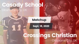 Matchup: Casady  vs. Crossings Christian  2020