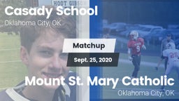 Matchup: Casady  vs. Mount St. Mary Catholic  2020