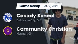 Recap: Casady School vs. Community Christian  2020