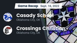 Recap: Casady School vs. Crossings Christian  2022