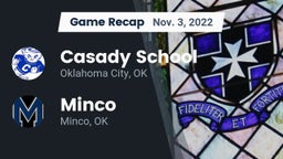 Recap: Casady School vs. Minco  2022