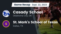 Recap: Casady School vs. St. Mark's School of Texas 2023