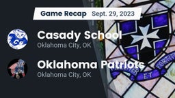 Recap: Casady School vs. Oklahoma Patriots 2023