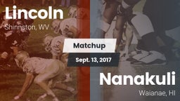 Matchup: Lincoln  vs. Nanakuli  2017