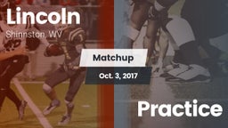 Matchup: Lincoln  vs. Practice 2017