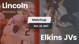 Matchup: Lincoln  vs. Elkins JVs 2017