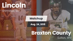 Matchup: Lincoln  vs. Braxton County  2018