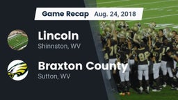 Recap: Lincoln  vs. Braxton County  2018