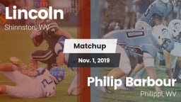 Matchup: Lincoln  vs. Philip Barbour  2019